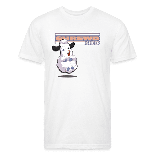 Shrewd Sheep Character Comfort Adult Tee - white