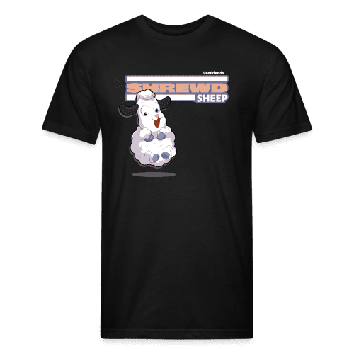 Shrewd Sheep Character Comfort Adult Tee - black