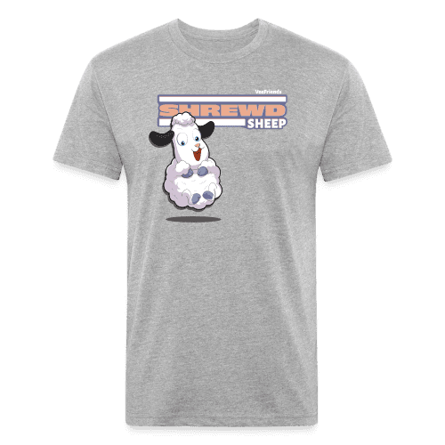 Shrewd Sheep Character Comfort Adult Tee - heather gray