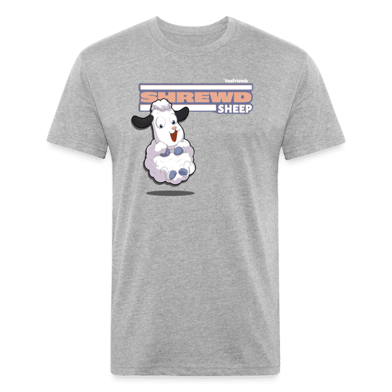 Shrewd Sheep Character Comfort Adult Tee - heather gray