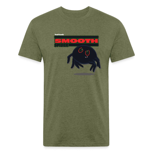 Smooth Spider Character Comfort Adult Tee - heather military green