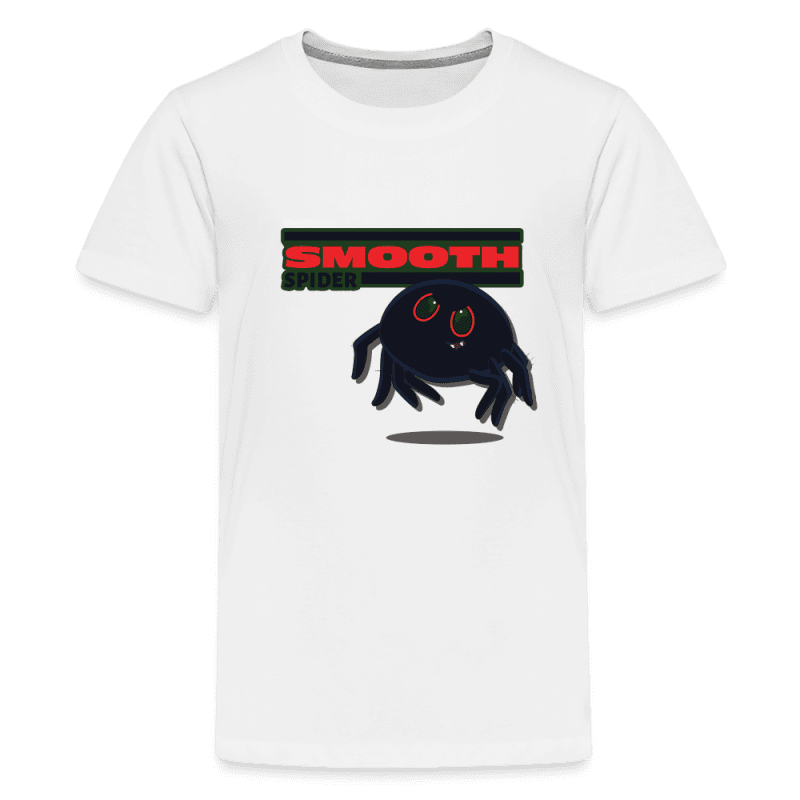 Smooth Spider Character Comfort Kids Tee - white