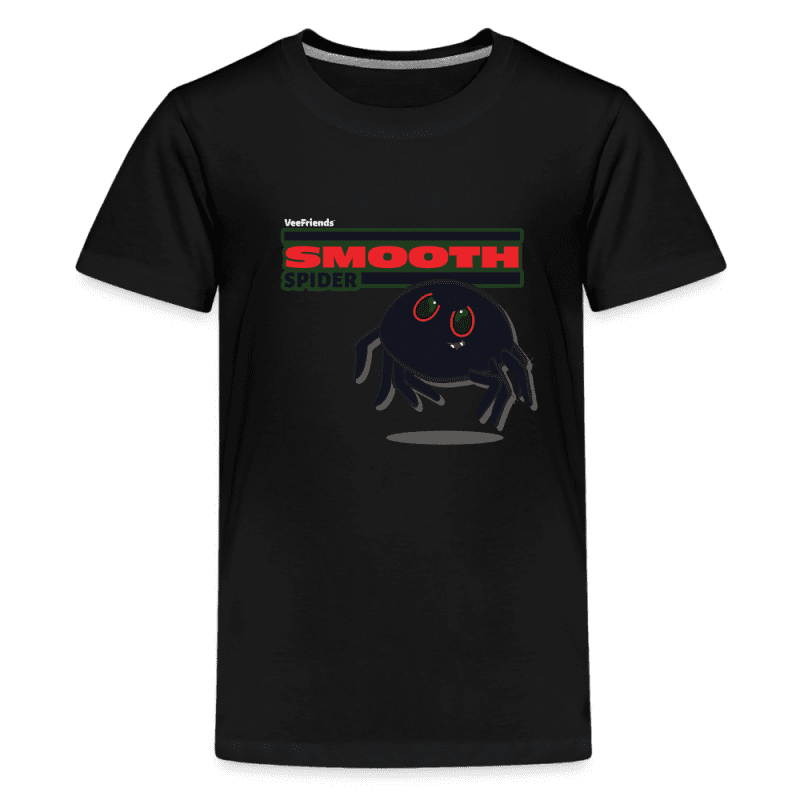 Smooth Spider Character Comfort Kids Tee - black