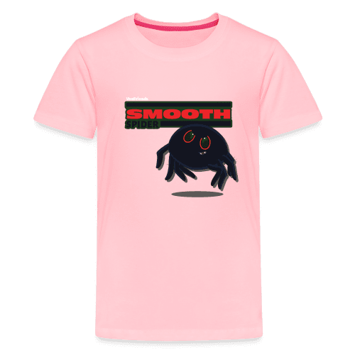 Smooth Spider Character Comfort Kids Tee - pink