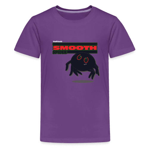 Smooth Spider Character Comfort Kids Tee - purple