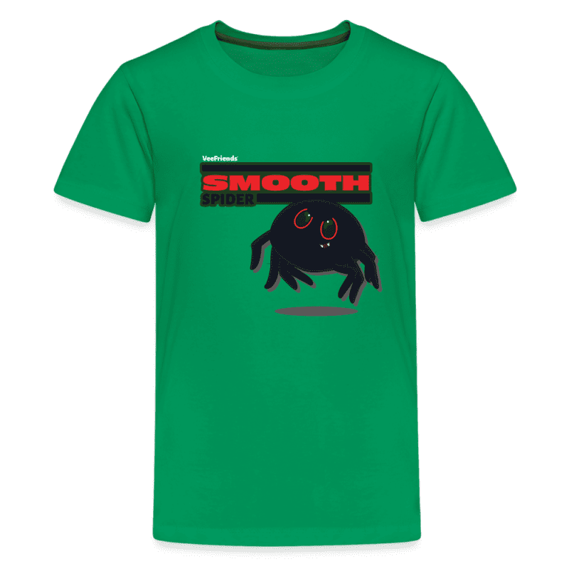 Smooth Spider Character Comfort Kids Tee - kelly green