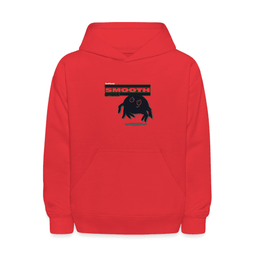 Smooth Spider Character Comfort Kids Hoodie - red