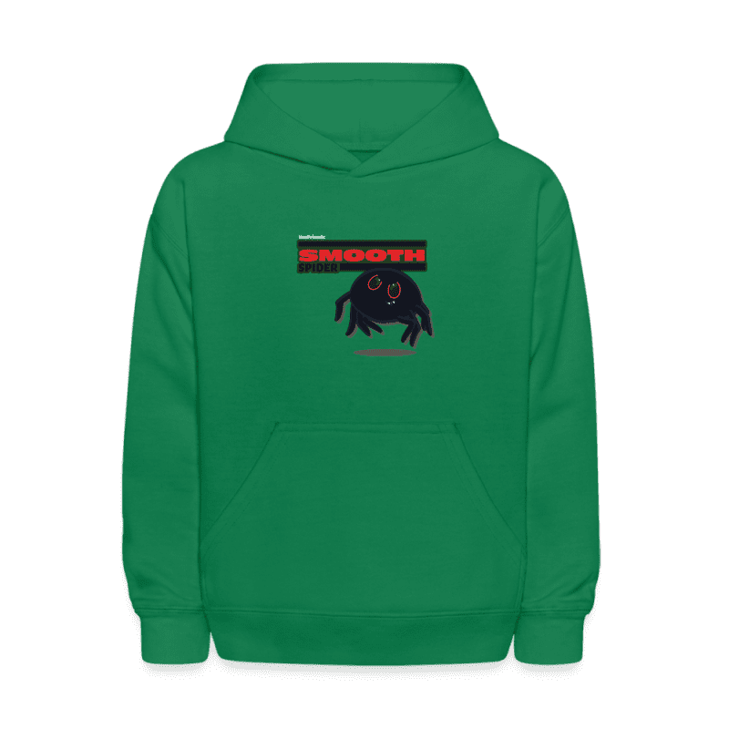 Smooth Spider Character Comfort Kids Hoodie - kelly green