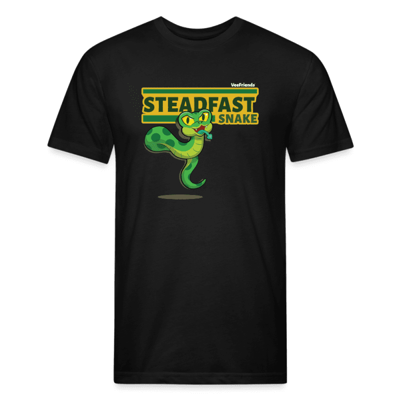 Steadfast Snake Character Comfort Adult Tee - black