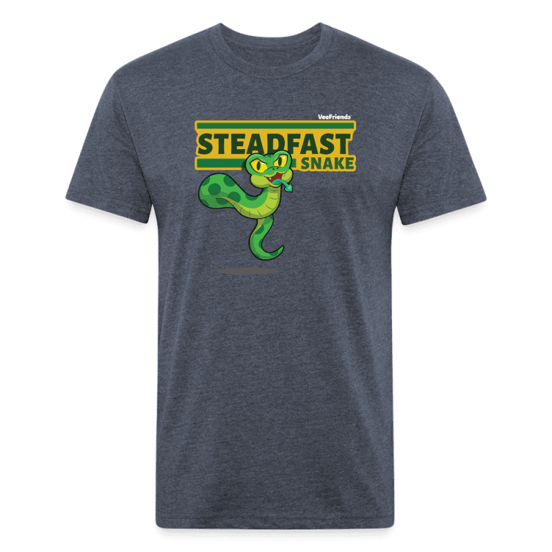 Steadfast Snake Character Comfort Adult Tee - heather navy