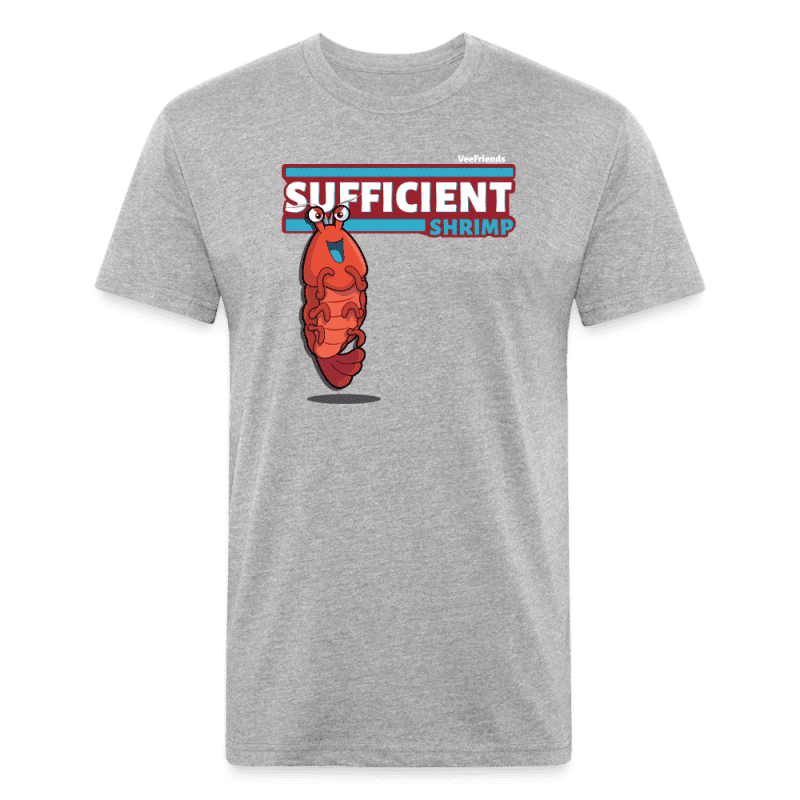 Sufficient Shrimp Character Comfort Adult Tee - heather gray