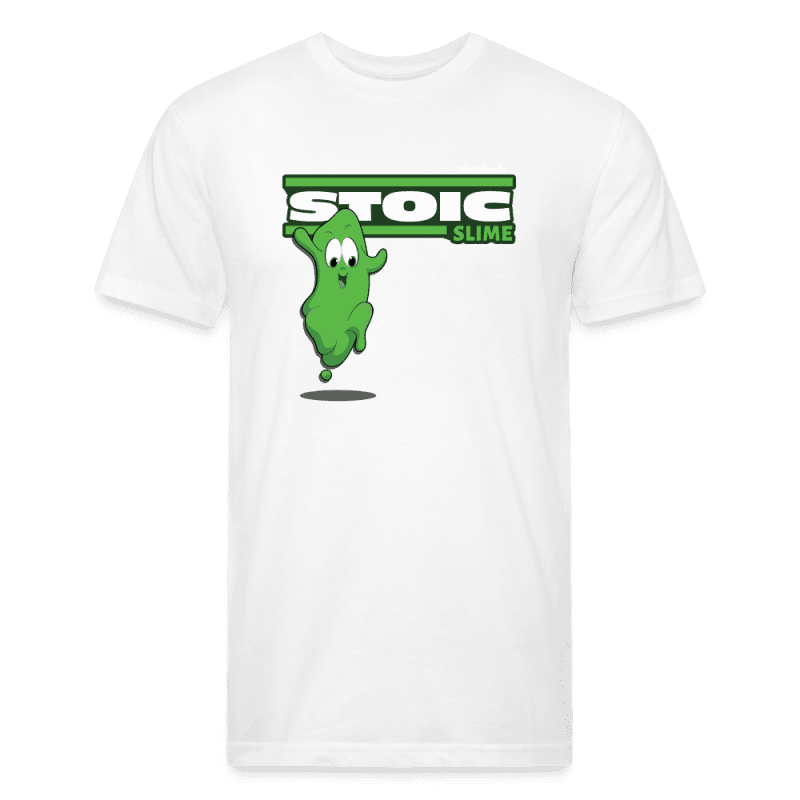 Stoic Slime Character Comfort Adult Tee - white