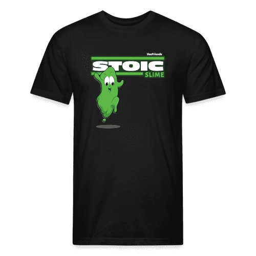 Stoic Slime Character Comfort Adult Tee - black