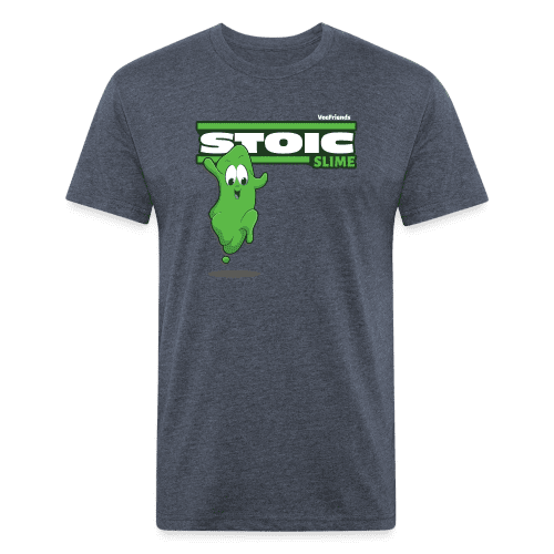 Stoic Slime Character Comfort Adult Tee - heather navy