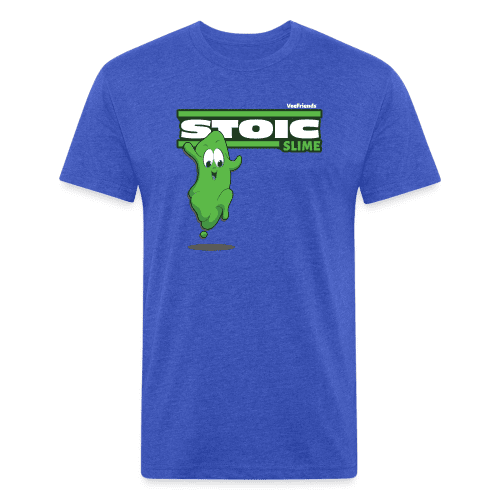 Stoic Slime Character Comfort Adult Tee - heather royal