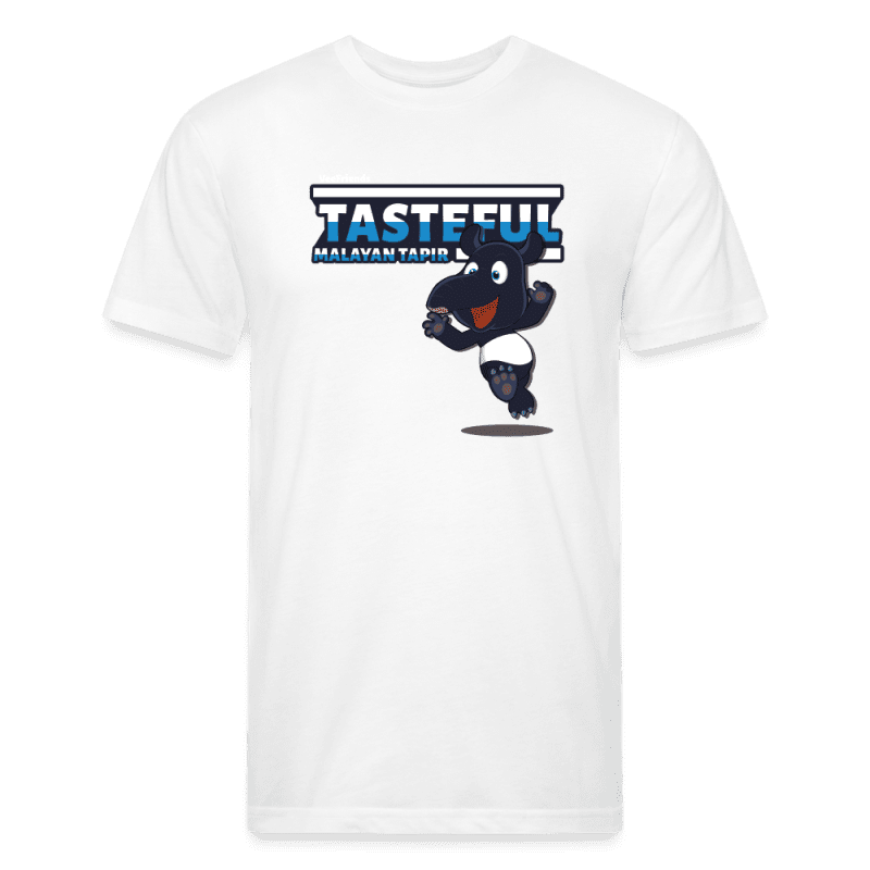 Tasteful Malayan Tapir Character Comfort Adult Tee - white