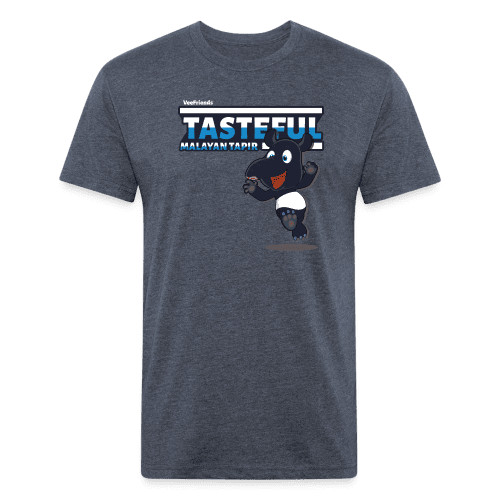 Tasteful Malayan Tapir Character Comfort Adult Tee - heather navy