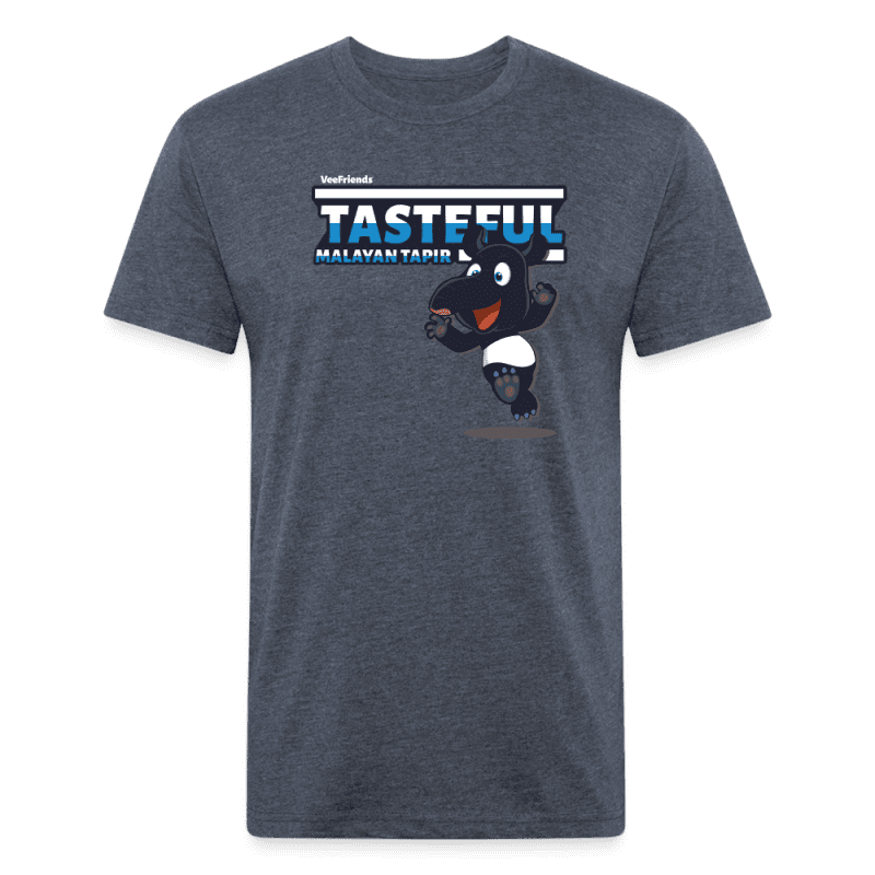 Tasteful Malayan Tapir Character Comfort Adult Tee - heather navy