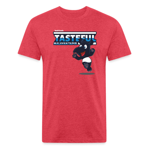 Tasteful Malayan Tapir Character Comfort Adult Tee - heather red