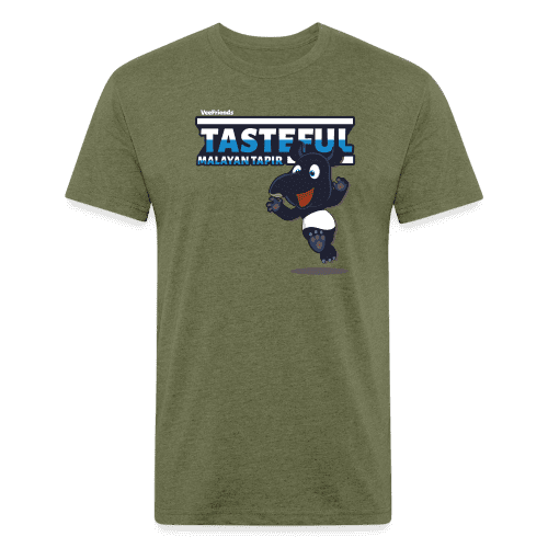 Tasteful Malayan Tapir Character Comfort Adult Tee - heather military green