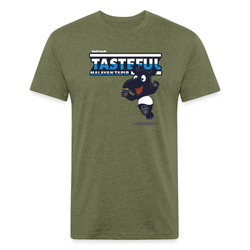 Tasteful Malayan Tapir Character Comfort Adult Tee - heather military green