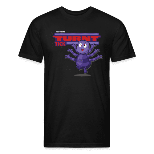 "Turnt" Tick Character Comfort Adult Tee - black