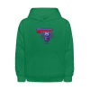 "Turnt" Tick Character Comfort Kids Hoodie - kelly green