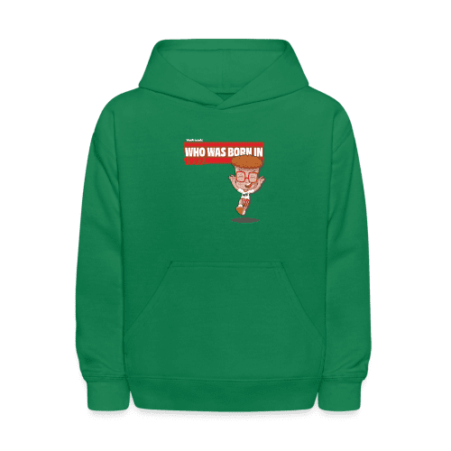 Who Was Born In 1997 Character Comfort Kids Hoodie - kelly green