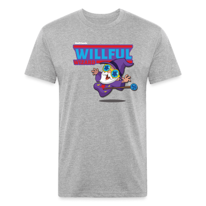 Willful Wizard Character Comfort Adult Tee - heather gray