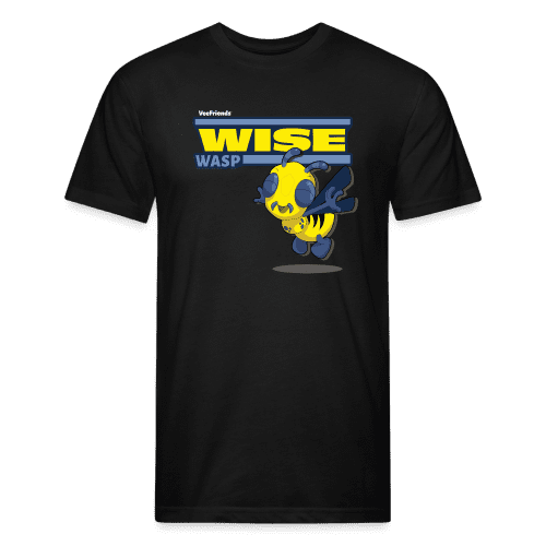 Wise Wasp Character Comfort Adult Tee - black