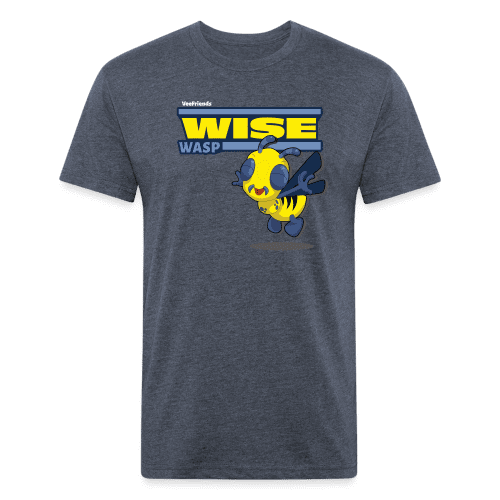 Wise Wasp Character Comfort Adult Tee - heather navy