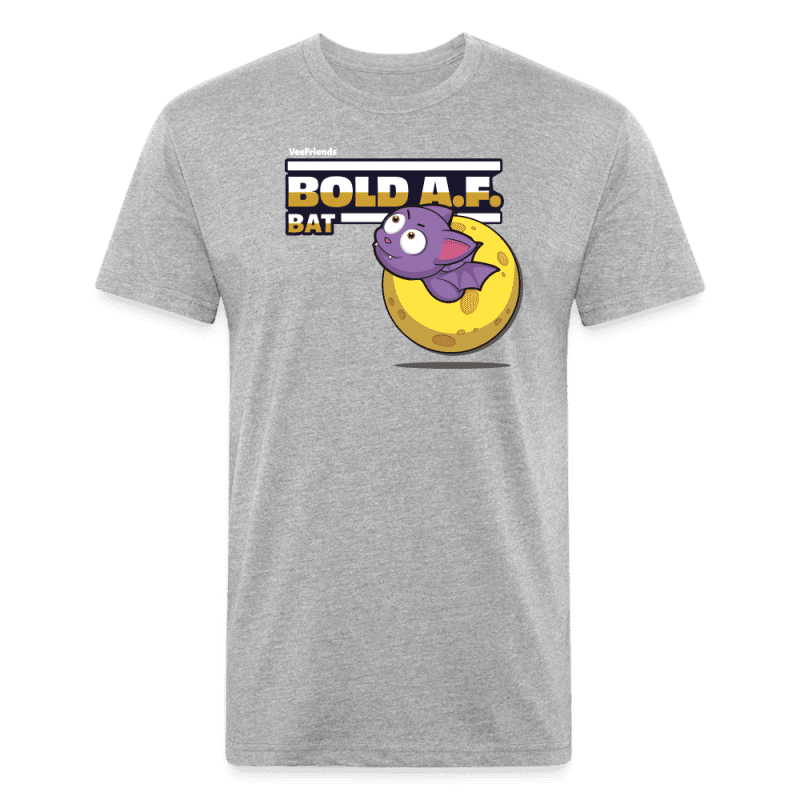 Bold A.F. Bat Character Comfort Adult Tee - heather gray