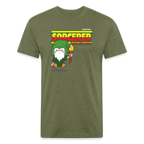 Sorcerer Scholarship Character Comfort Adult Tee - heather military green