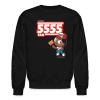 5555 Fan Character Comfort Adult Crewneck Sweatshirt - black