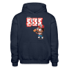 5555 Fan Character Comfort Adult Hoodie - navy