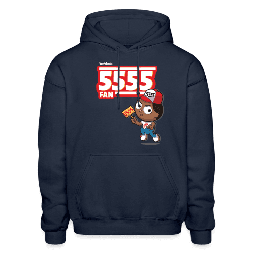 5555 Fan Character Comfort Adult Hoodie - navy