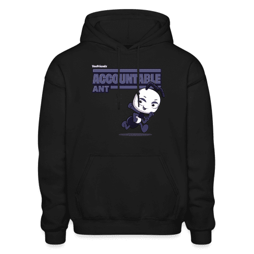 Accountable Ant Character Comfort Adult Hoodie - black