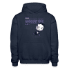 Accountable Ant Character Comfort Adult Hoodie - navy