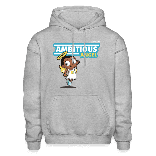 Ambitious Angel Character Comfort Adult Hoodie - heather gray