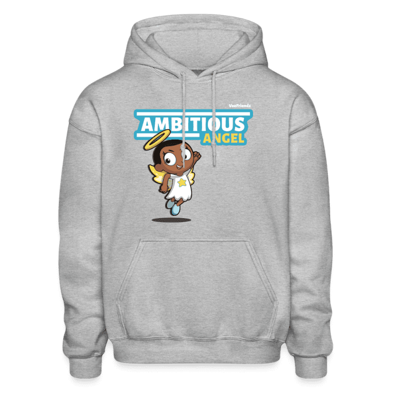 Ambitious Angel Character Comfort Adult Hoodie - heather gray