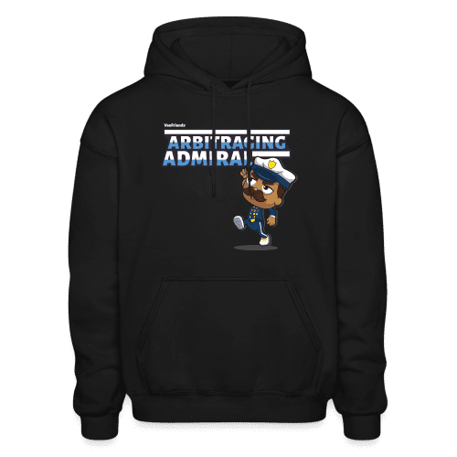 Arbitraging Admiral Character Comfort Adult Hoodie - black