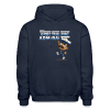 Arbitraging Admiral Character Comfort Adult Hoodie - navy