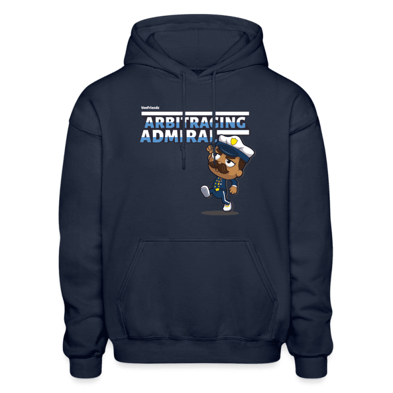 Arbitraging Admiral Character Comfort Adult Hoodie - navy