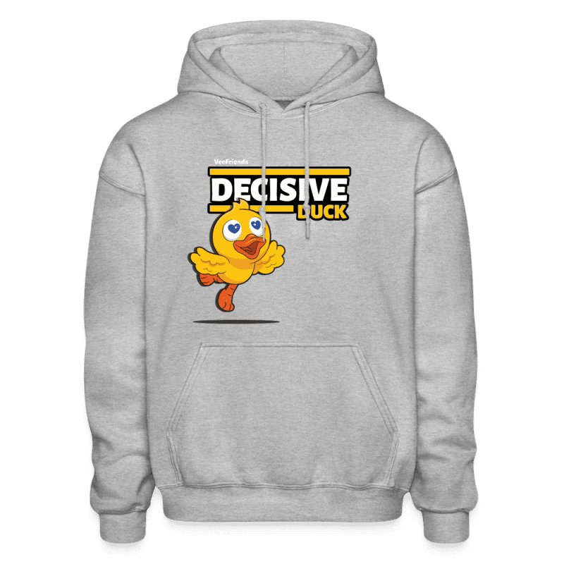 Decisive Duck Character Comfort Adult Hoodie - heather gray