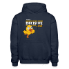 Decisive Duck Character Comfort Adult Hoodie - navy