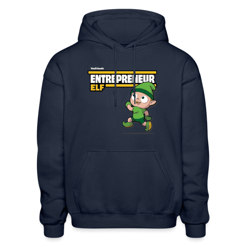 Entrepreneur Elf Character Comfort Adult Hoodie - navy