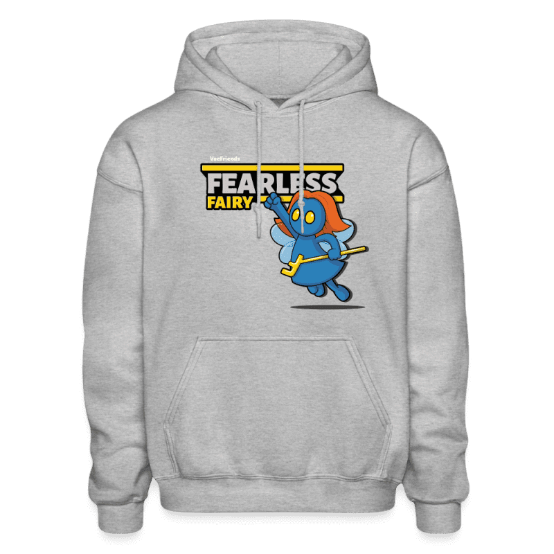 Fearless Fairy Character Comfort Adult Hoodie - heather gray