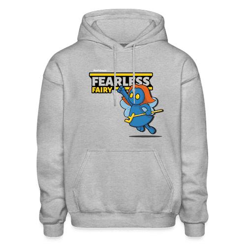 Fearless Fairy Character Comfort Adult Hoodie - heather gray