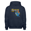 Fearless Fairy Character Comfort Adult Hoodie - navy