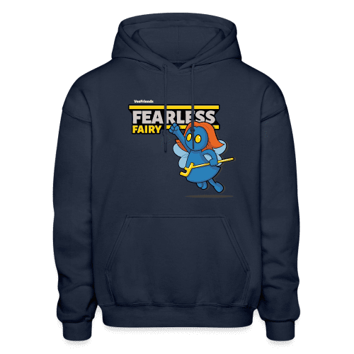 Fearless Fairy Character Comfort Adult Hoodie - navy